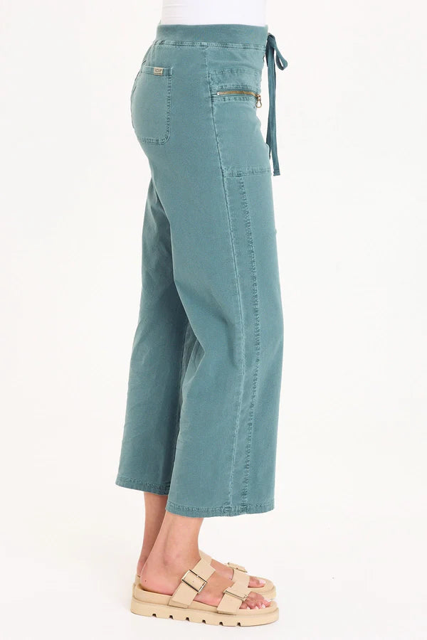 XCVI Darrow Pant - Pigment Ocean Storm