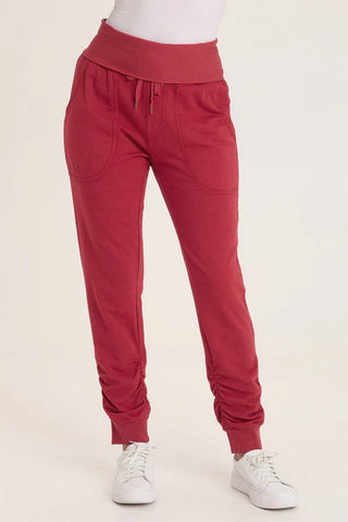XCVI Wearables Yaegar Slim Leg Fleece 'Jogger' Pant  in Corundum