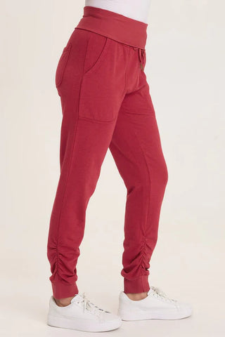 XCVI Wearables Yaegar Slim Leg Fleece 'Jogger' Pant  in Corundum