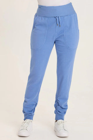 XCVI Wearables Yaegar Slim Leg Fleece 'Jogger' Pant  in Shasta Lake