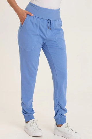 XCVI Wearables Yaegar Slim Leg Fleece 'Jogger' Pant  in Shasta Lake