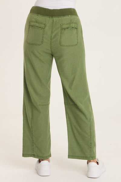 XCVI Wearables Mandell Twill Barrel-Like Pant in Apollo Pigment