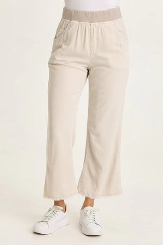 XCVI Wearables Lorilei Twill Five-Pocket Pant  in Clay Pot Pigment