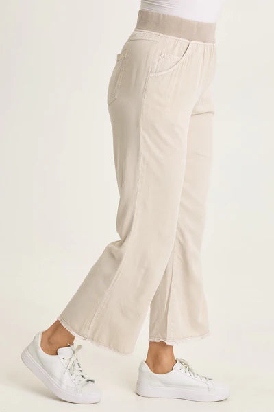 XCVI Wearables Lorilei Twill Five-Pocket Pant  in Clay Pot Pigment