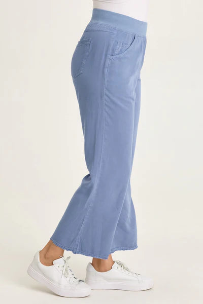 XCVI Wearables Lorilei Twill Five-Pocket Pant  in Shasta Lake