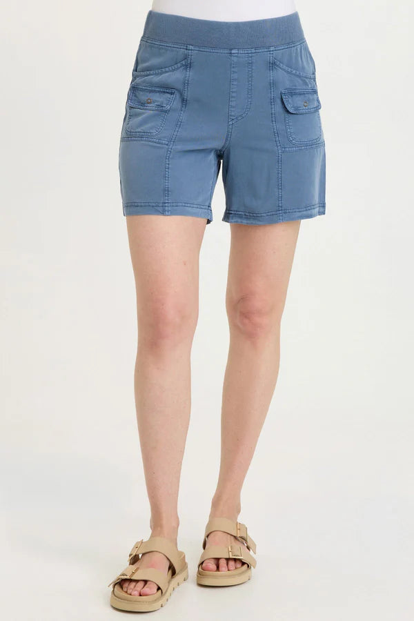 XCVI Prosper Twill Short Hypnotic Pigment