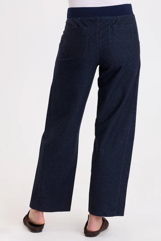 XCVI Wearables Damon Indigo Twill Pant Stygian Wash
