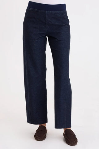 XCVI Wearables Damon Indigo Twill Pant Stygian Wash