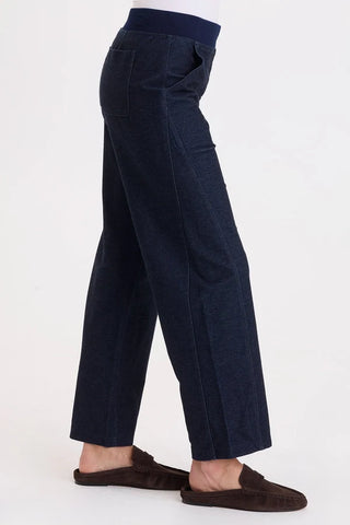 XCVI Wearables Damon Indigo Twill Pant Stygian Wash