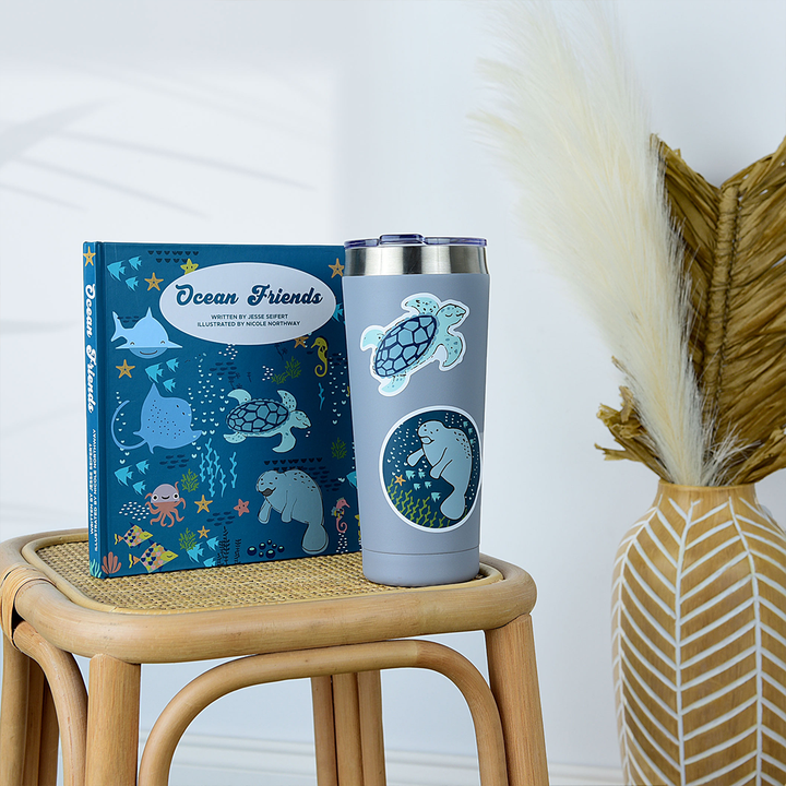 Sea Turtle Under the Sea Ocean Animal Sticker