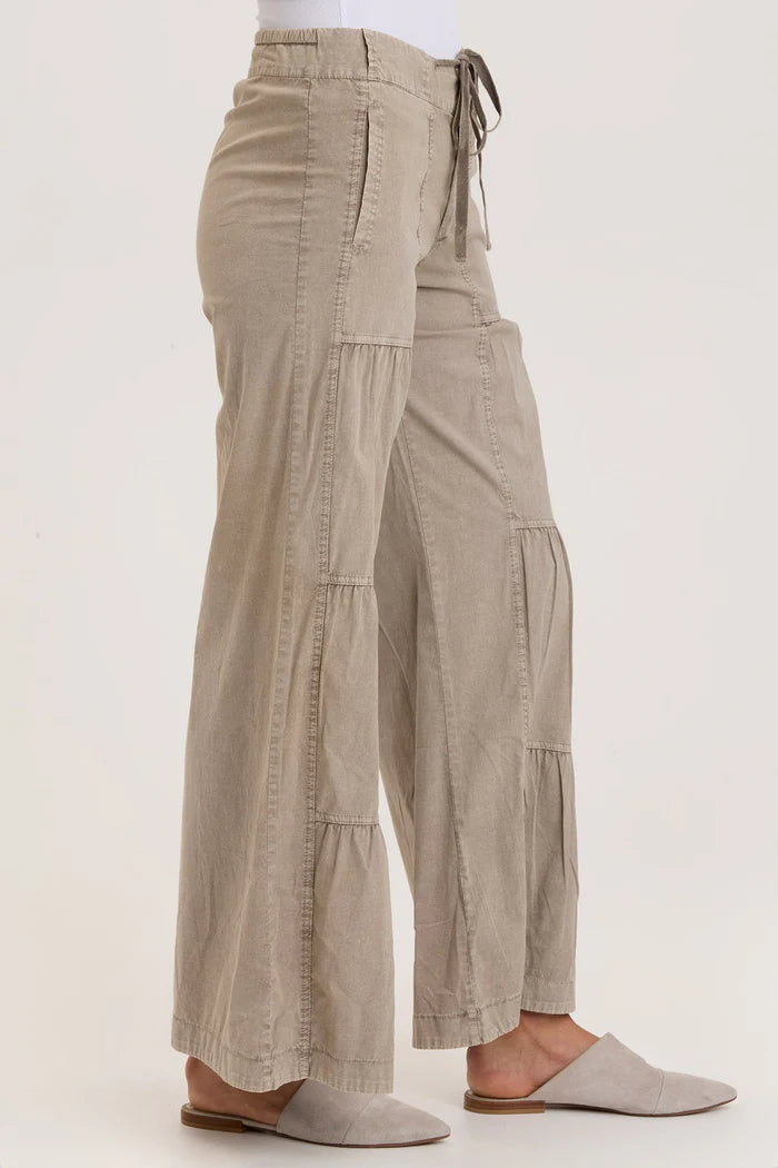 XCVI Terraced Wide Leg Pant - Java