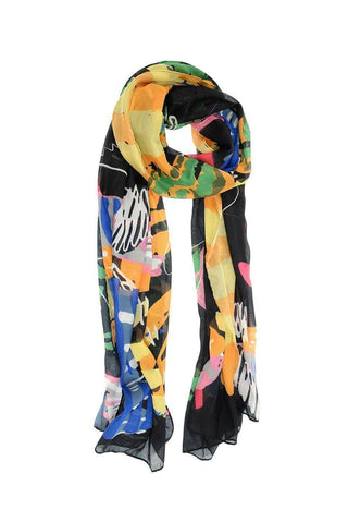 Multi Coral Reef Scarf