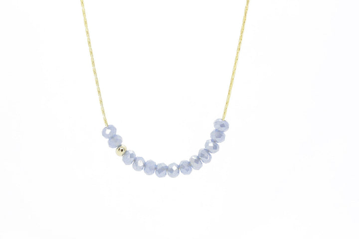 Salty Cali Sprinkle of Stormy Ocean Necklace
