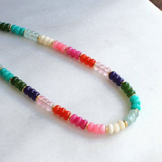 Desert Blooms Beaded Candy Necklace