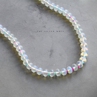Coastal Stone Candy Beaded Necklace