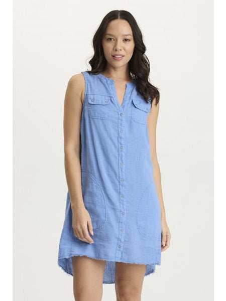 XCVI Catava Dress in Shasta Lake