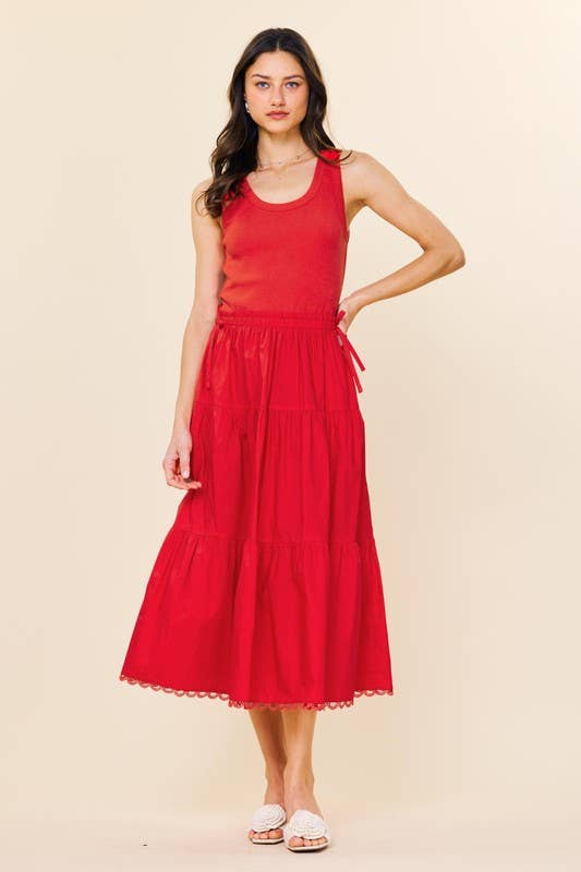 Amalfi Poppy Dress