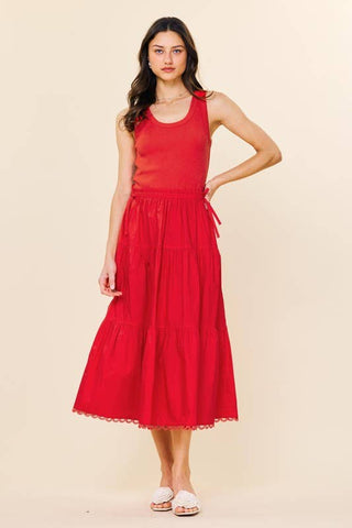 Amalfi Poppy Dress