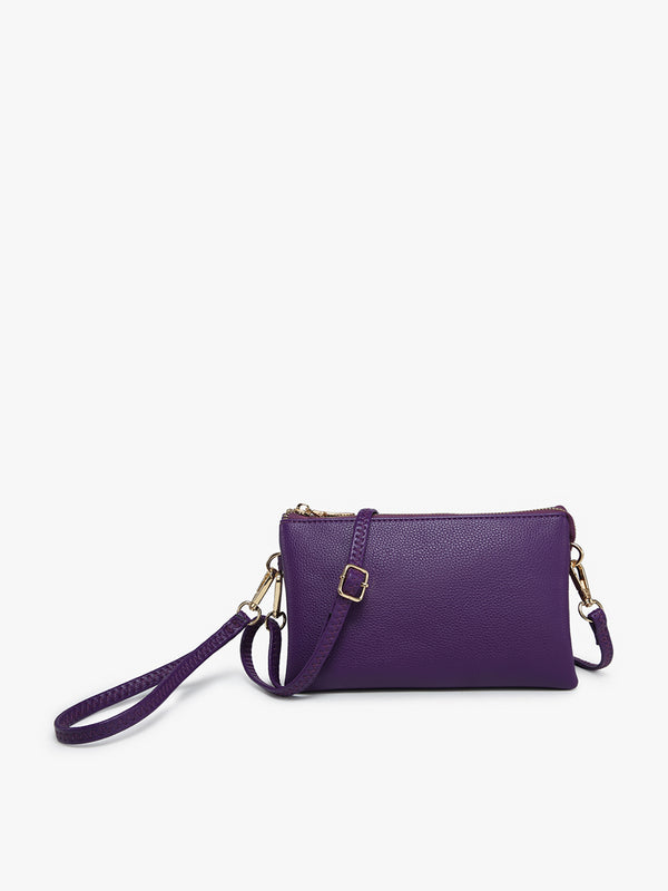 Riley Monogrammable 3 Compartment Crossbody/Wristlet - Assorted Colors