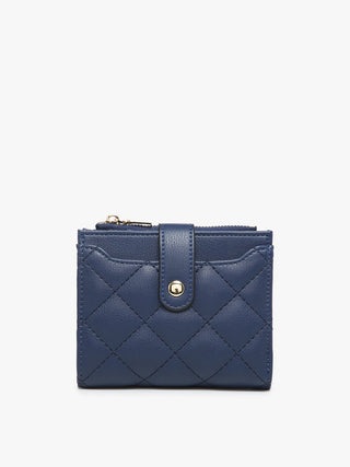 Melody Quilted Zip Top Wallet - Assorted Colors