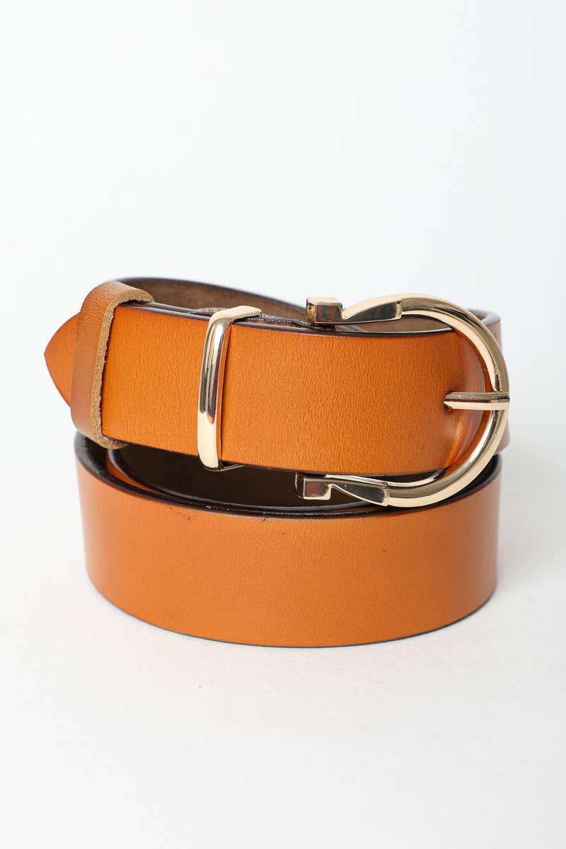 Chic Horseshoe Gold Buckle Belt – Western Style Vibes 🧲