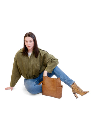 Kayleigh Side Pocket Bucket Bag