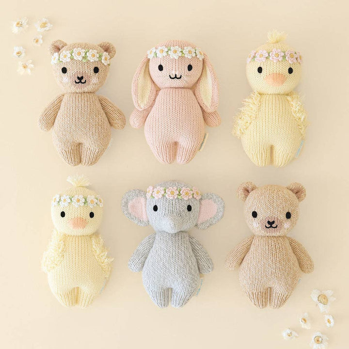 Cuddle+Kind Baby elephant (blush floral), gives 5 meals