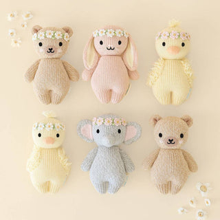 Cuddle+Kind Baby honey bear (ivory floral)