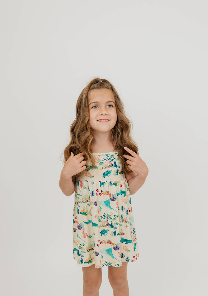 Emerson &amp; Friends Coral Reef Bamboo Sundress
