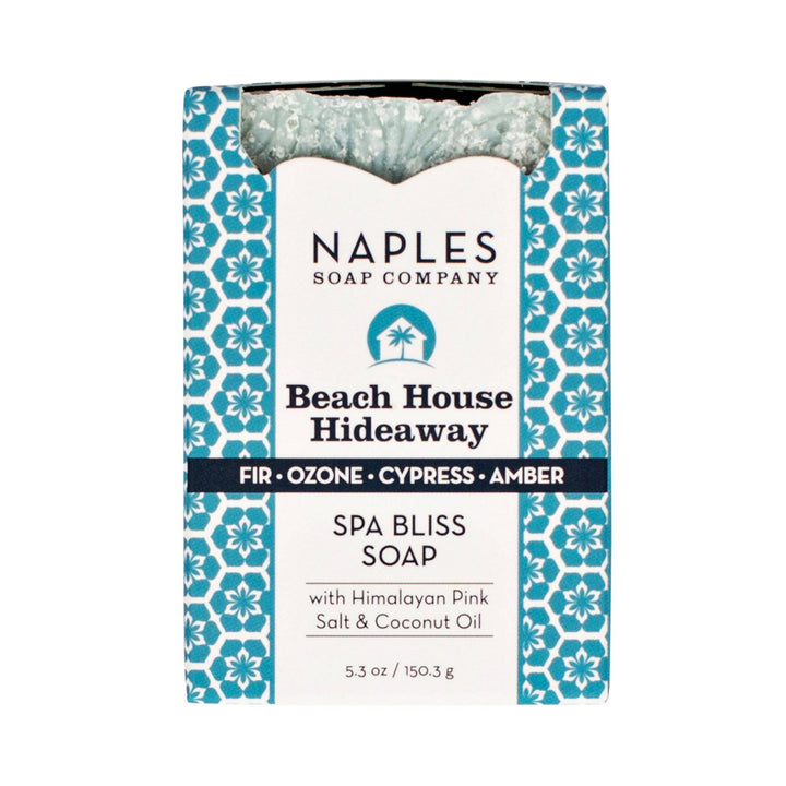 Beach House Hideaway Sea Salt Spa Soap – Ocean Air &amp; Amber