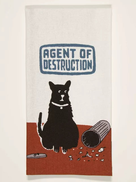 Blue Q Kitchen Towel - Agent of Destruction