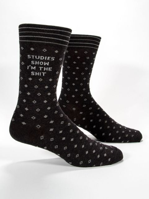 Blue Q Mens Socks - Studies Show I&