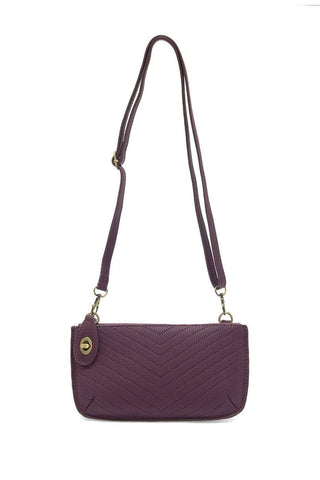 Quilted Mini Crossbody Wristlet Clutch