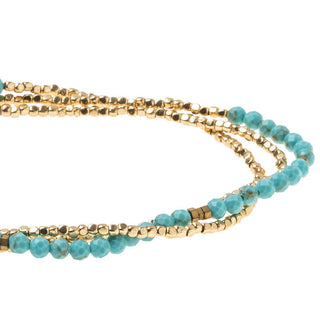 Scout Delicate Stone Turquoise/Gold - Stone of the Sky