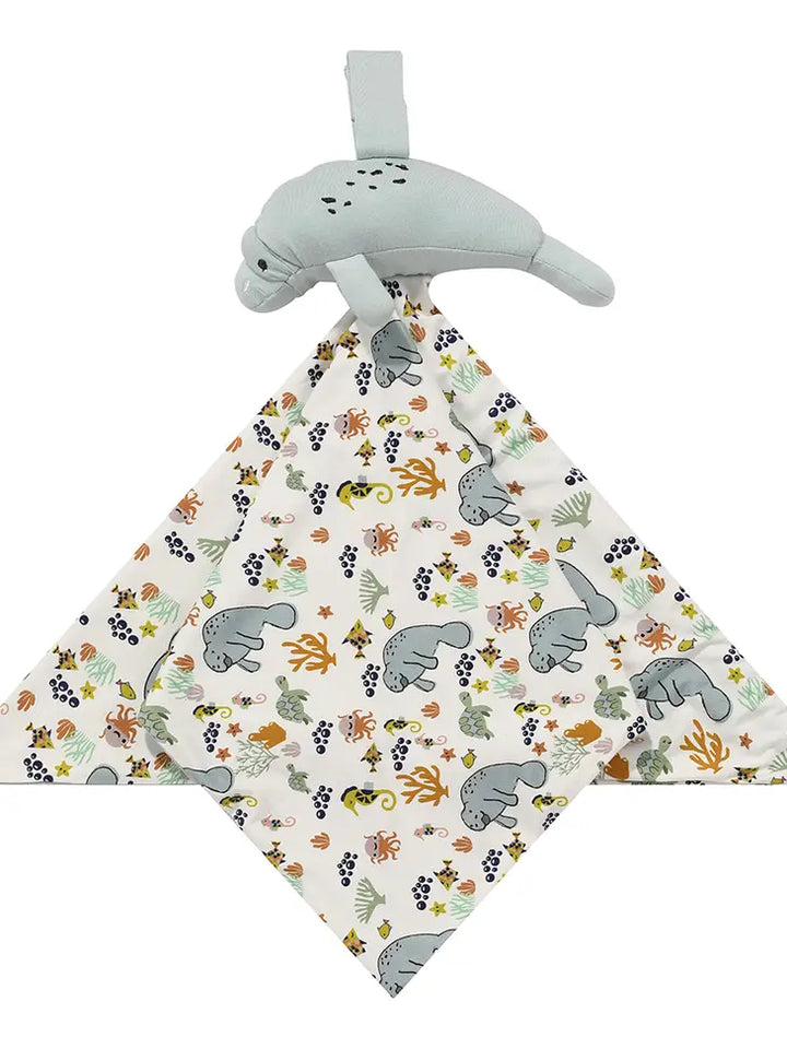 Emerson &amp; Friends Manatee Baby Gift Bamboo Baby Lovey LUV-108