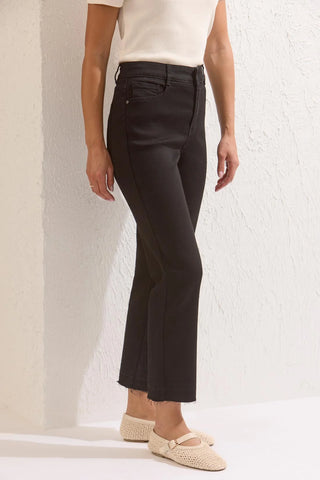 Tribal Sophia Curvy Micro Flare Jeans Black