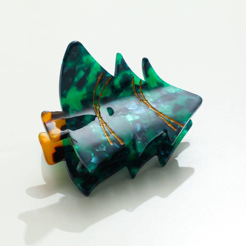 Festive Christmas Tree | Holiday Claw Clip