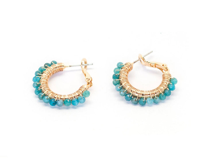 Salty Cali Pismo Mini Hoops ~ Salty Stones