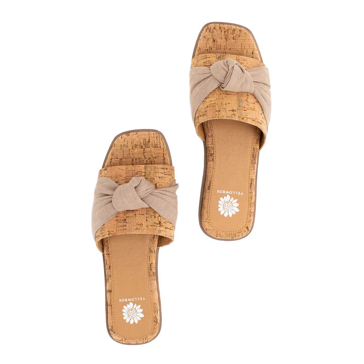 Yellow Box - Kimia Slide Sandal - Cork