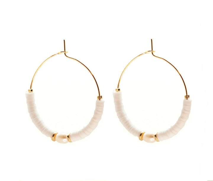 Salty Cali Windansea Hoops ~ Salty Shells