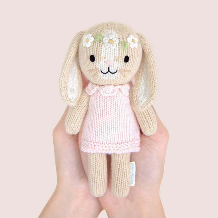 Cuddle+Kind Tiny Hannah the bunny (blush), gives 10 meals