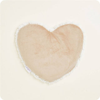 Warmies Marshmallow Brown  Heart Heat Pad