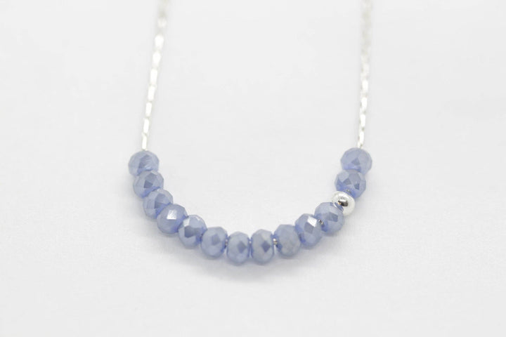 Salty Cali Sprinkle of Stormy Ocean Necklace
