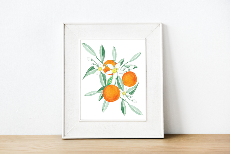 Orange Blossom Fine Art Print