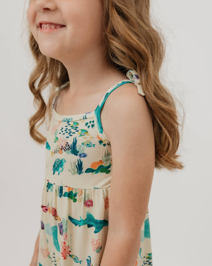 Emerson &amp; Friends Coral Reef Bamboo Sundress