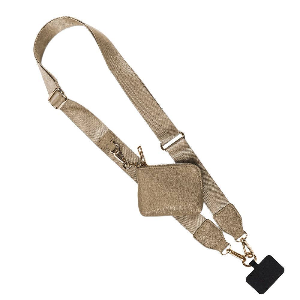 Clip &amp; Go Strap w/RFID Pouch Solid