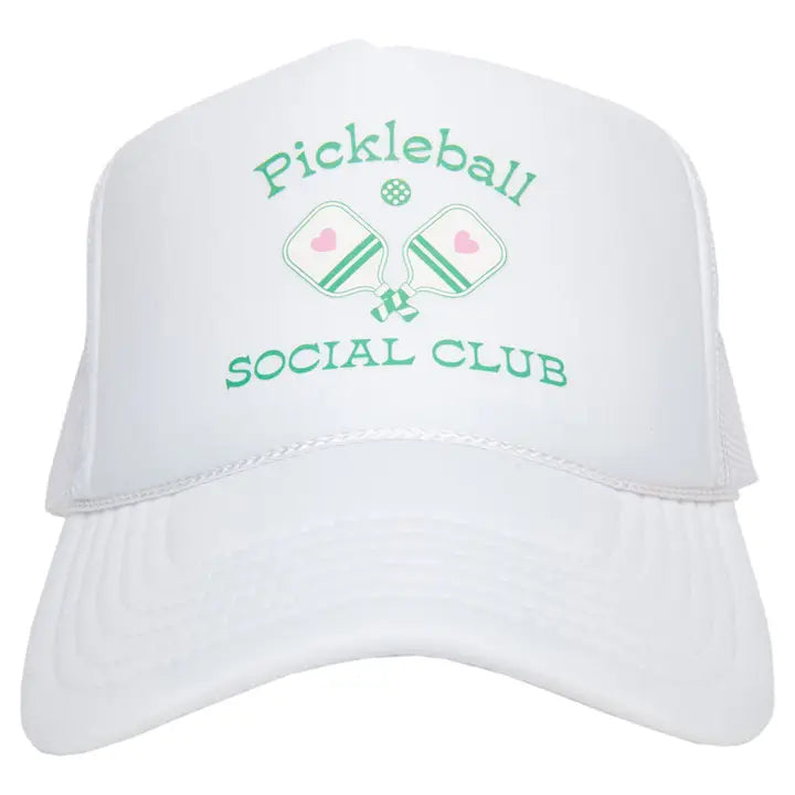 Pickleball Social Club Foam Trucker Cap