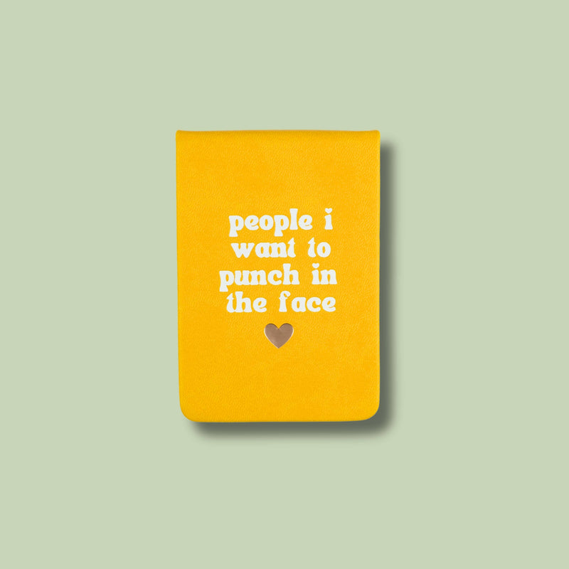 People I Want To Punch In The Face - Pocket Journal