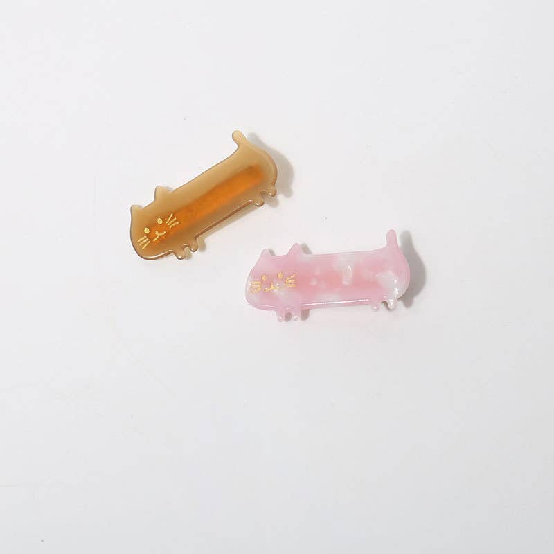 Playful Cat Hair Clips, Adorable Animal Hair Accessories