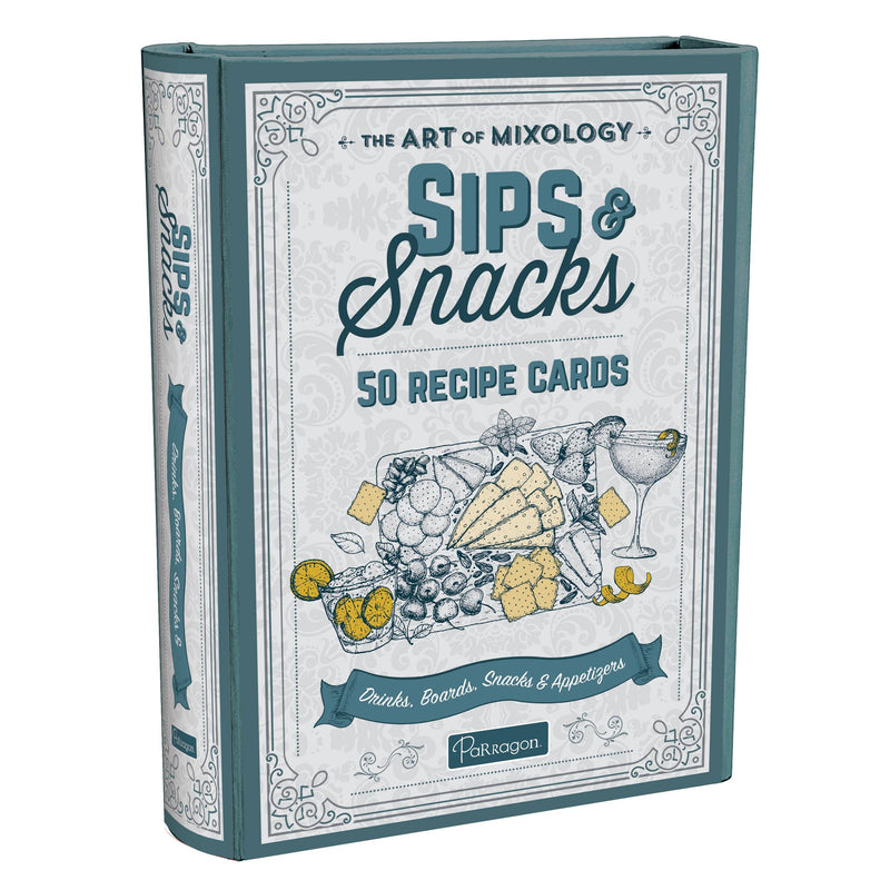 The Art of Mixology Sips & Snacks 50 Recipe Cards